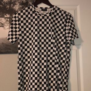 Black and White Checkerboard Tee